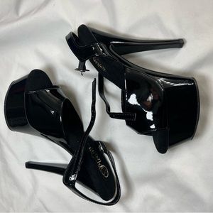 Pleaser Black Heels